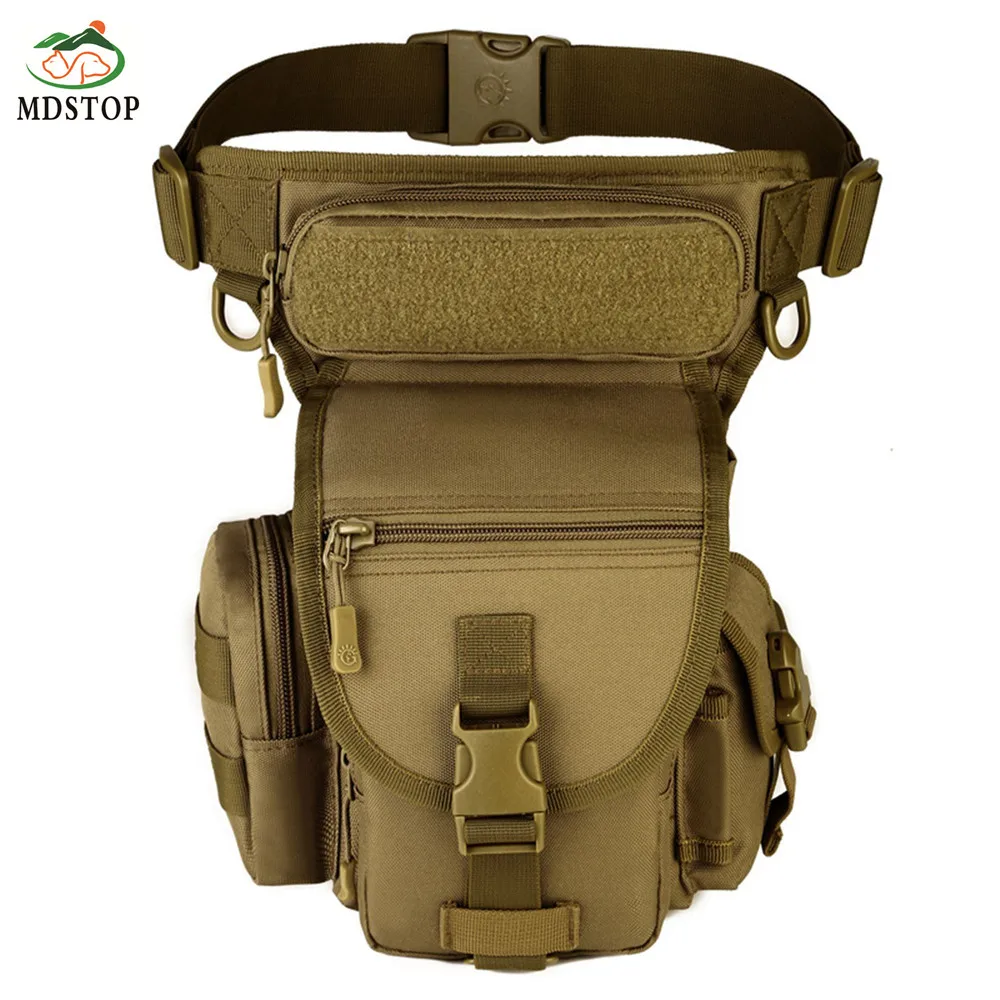 MDSTOP Multi Purpose Outdoor Tactical Drop Military Leg Bag Utility