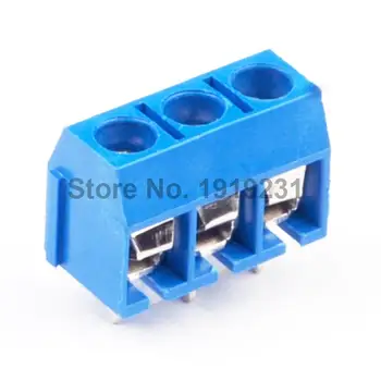 

100PCS KF301-3P 250V 16A 3 Pin Screw Terminal Block Connector 5.08mm Pitch B