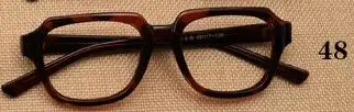 Размеры 46/48/50/52/54/58 ретро украшения близорукость очки оправа Пресбиопия пустые очки оправа без линз - Цвет оправы: Size 48