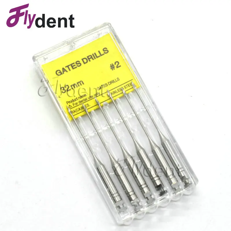 Стоматологические дрели Endodontic Reamers ворота сверла reamers 2# Endo файлы ворота файлы стоматолога материалы