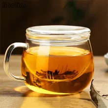 3 шт с фильтрацией термостойкая стеклянная чайная чашка Многофункциональная офисная портативная Цветочная чайная чашка посуда для напитков аксессуары