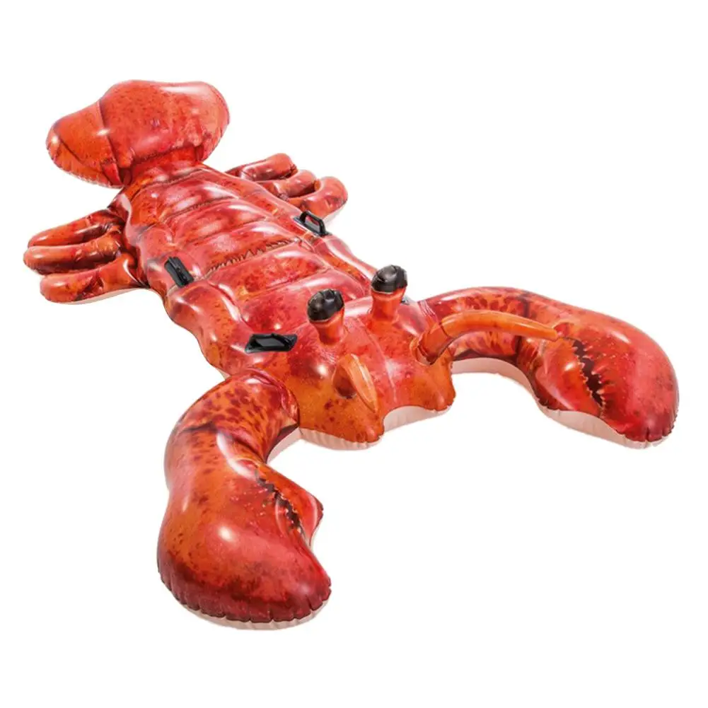 

Giant Lobster Floating Row Swimming Ring Oversized Floating Bed Inflatable Water Toy For Children Summer Entertainment Outdoor