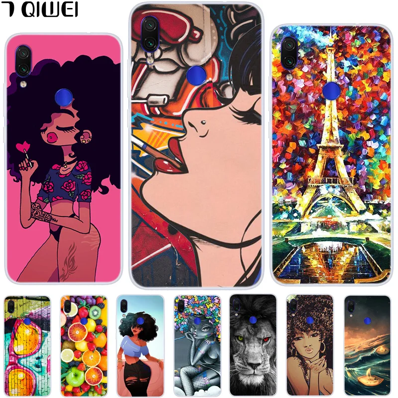 

6.3'' For Xiaomi Redmi Note 7 Case Soft TPU Print Lion Case For Xiaomi Redmi Note 7 Case Silicone Cover Redmi Note7 3GB 6GB 4GB