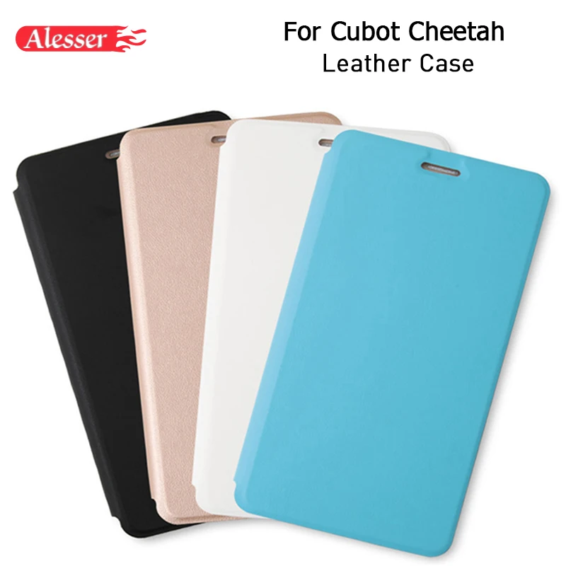 

Alesser For Cubot Cheetah Leather Case Flip Cover With Plastic Shell Protective Case For Cubot Cheetah In