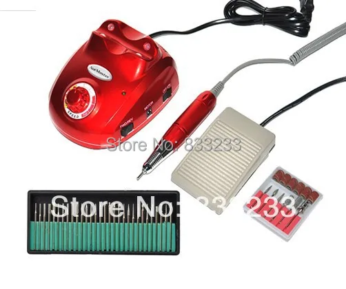 

Free shipping nail manicure machine the electrical manicure drills+30 Nail drill bit