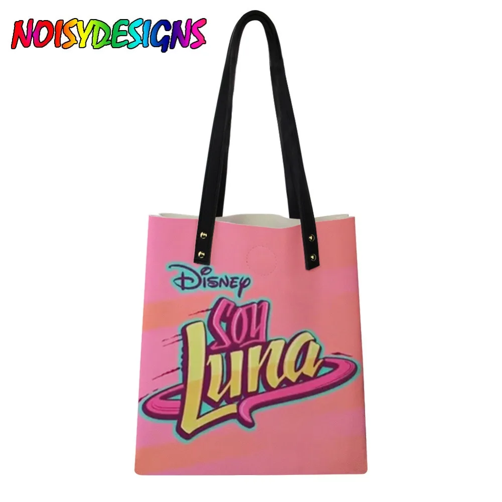 

Soy Luna Poster Bags Shopping Bag Female Eco-friendly Handbags Cartoon Printing Reusable Girls School bags mochilas infantil