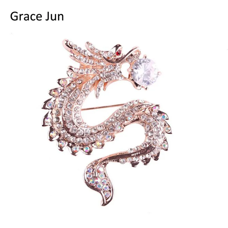 Dragon shape brooches  (4)