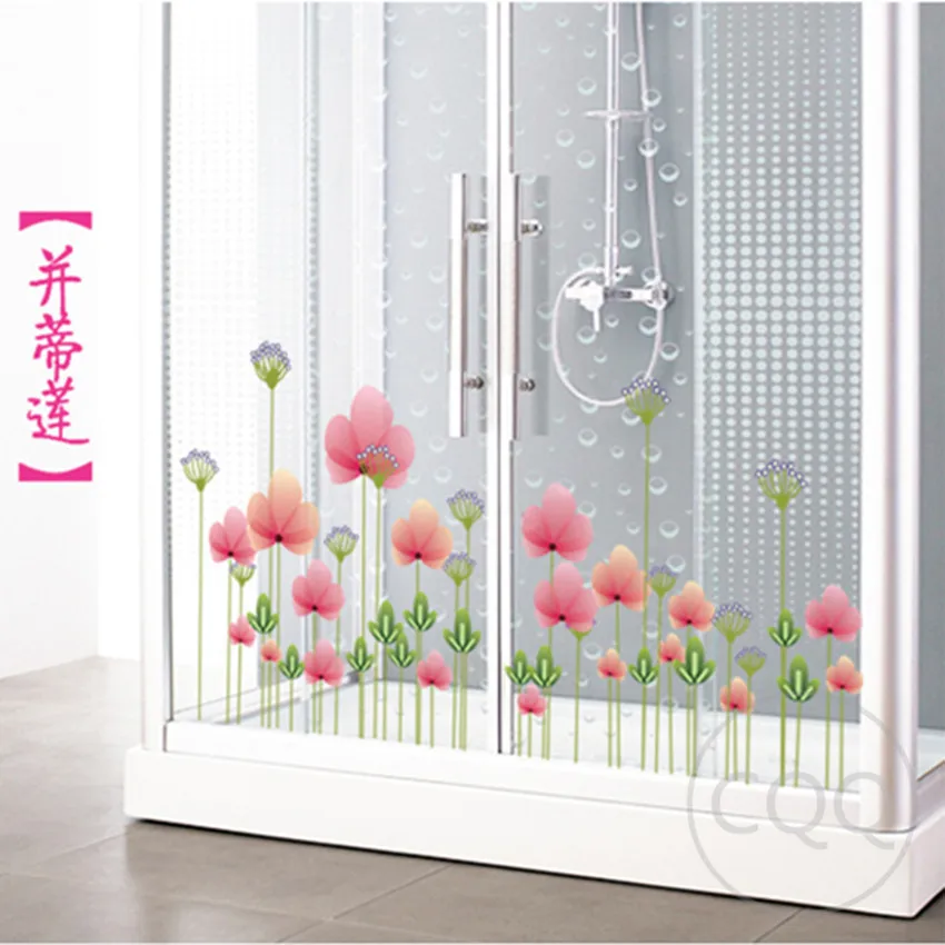 fence railing butterfly with flower garden decor skirting corner wall sticker home AY7205 | Дом и сад