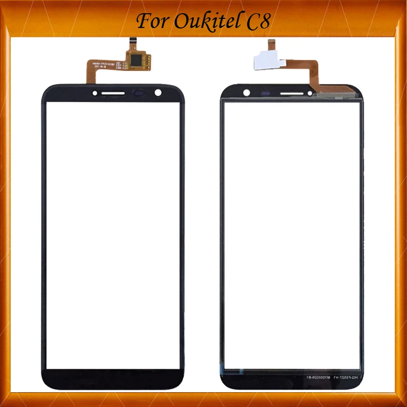 

100% Working Well 5.5 inch Touch Sensor For Oukitel C8 Touch Screen with Digitizer Glass Panel IN Stock