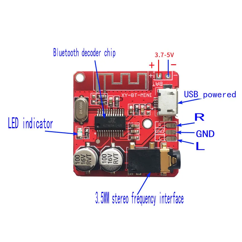 Автомобильный усилитель динамика модуль Bluetooth diy модификация 4 1 Аудио Аксессуары