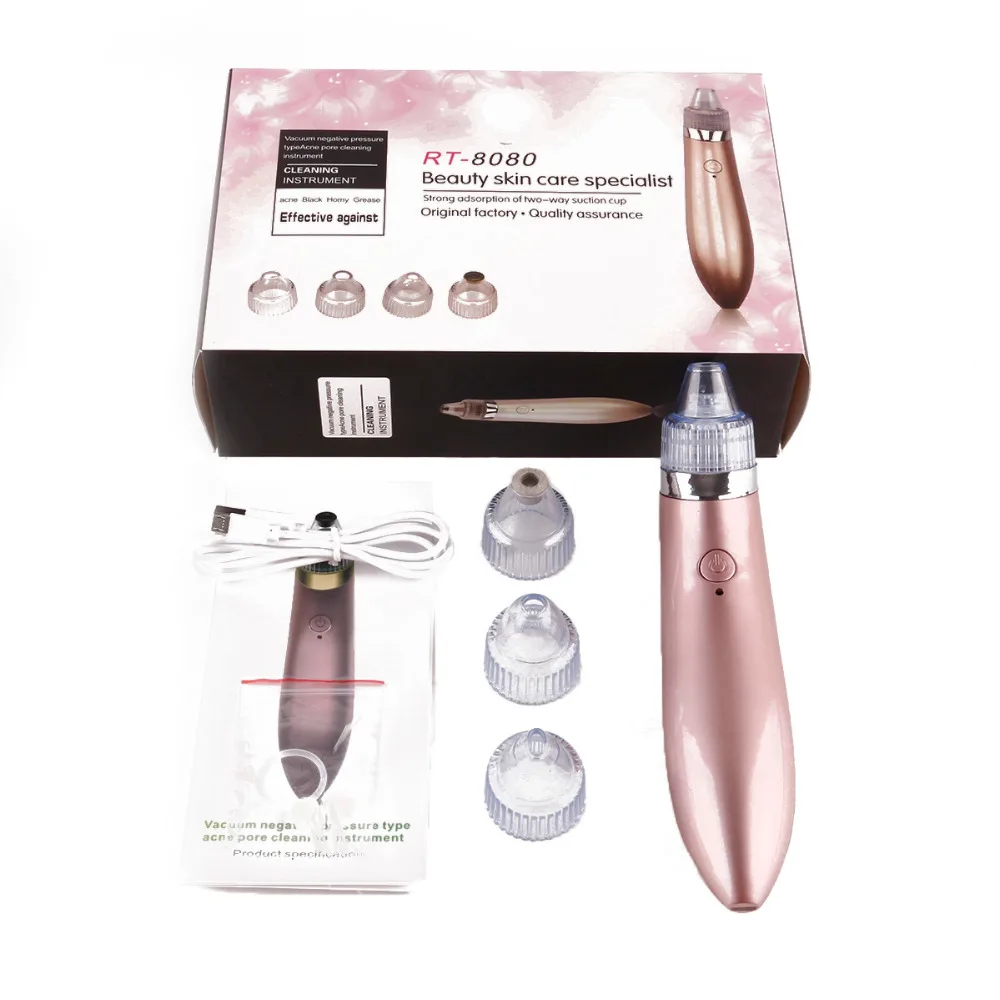 

High Quality Face Pore Cleaner Blackhead Remover Vacuum Comedo Suction Diamond Dermabrasion Facial Cleaning Beauty Machine