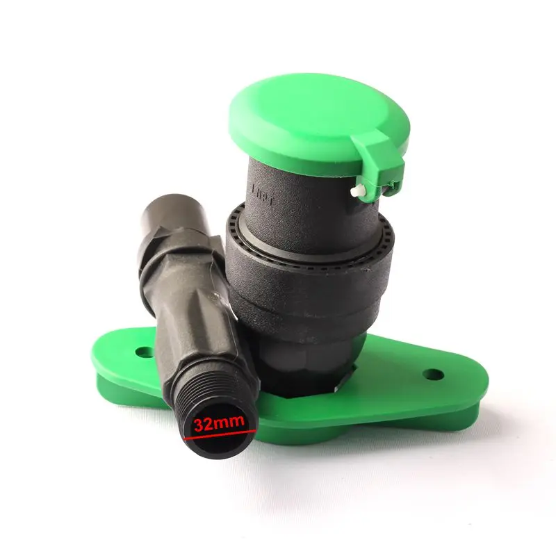 4pcs Green Thumb 1inch PE Outside The Wire Plastic Water Intake Valve