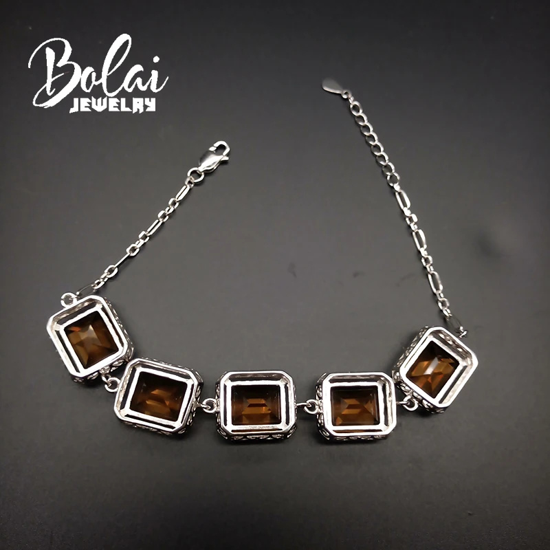 Bolaijewelry, изумительное изменение цвета, созданный браслет из зултанита диасора, Настоящее серебро 925 пробы, хорошее ювелирное изделие для женщин, лучший подарок