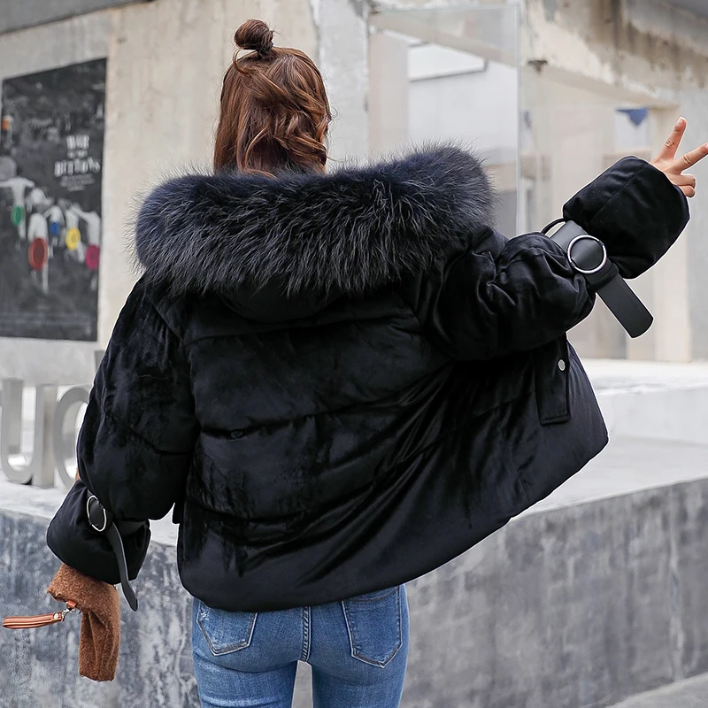 2019 New Short Winter Jacket Women Thickening Warm Outerwear Parkas Female Cotton Padded Loose Coats Hooded