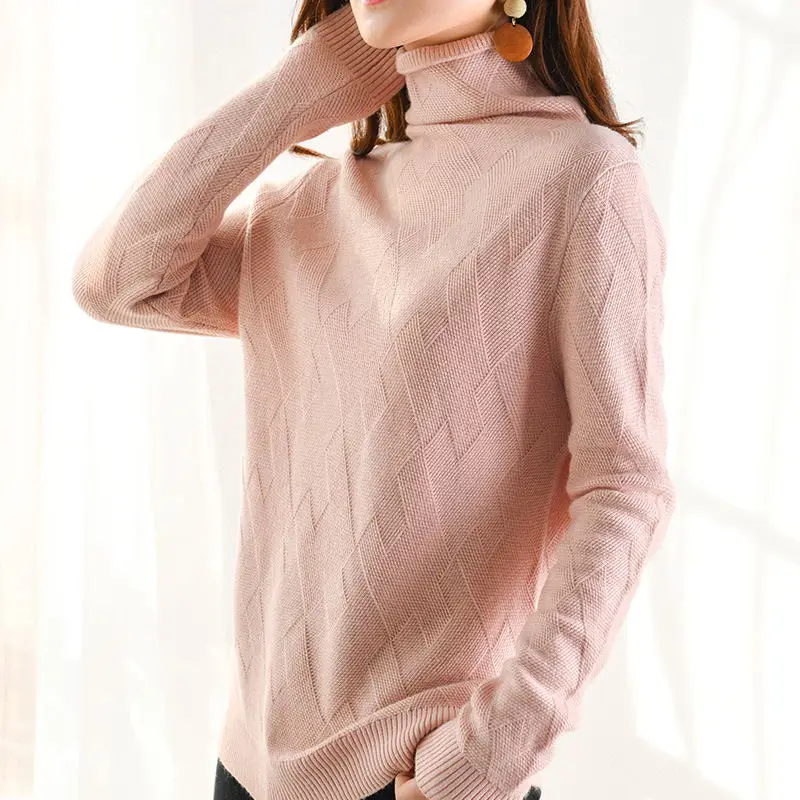 Кашемировые свитера для женщин, осенне-зимние женские кашемировые шерстяные вязаные теплые свитера с геометрическим рисунком, пуловеры