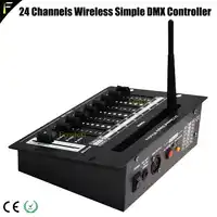 24 Channels Simple Wireless Controller Console Remote Controller Stage Light Show Portable DMX512 Controller
