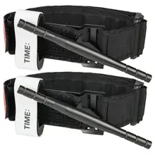 Tourniquet Emergency Outdoors Spinning One-Handed Medical First Aid Equipment, Black, 2 Piece