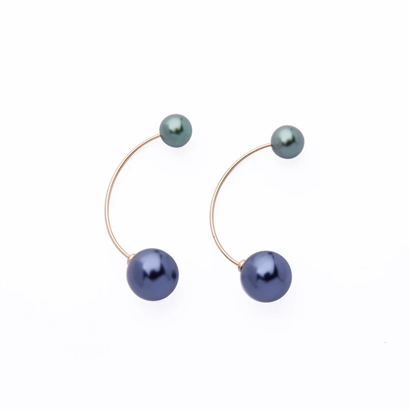 

Glass Bead kpop Imitation Pearls Hanging Earrings Party for Women Fashion Earrings Jewelry Accessories