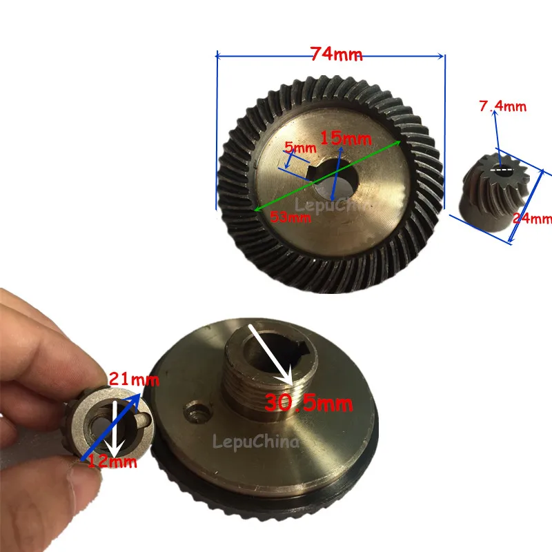 The gear set replacement for RUSSIAN 230mm angle grinder in Power Tool