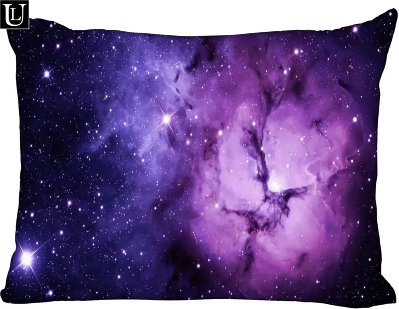 

Custom Galaxy Universe Space Rectangle Pillowcase zipper Classic Pillow Case DIY Pillow Case With Your Picture 20x30inch
