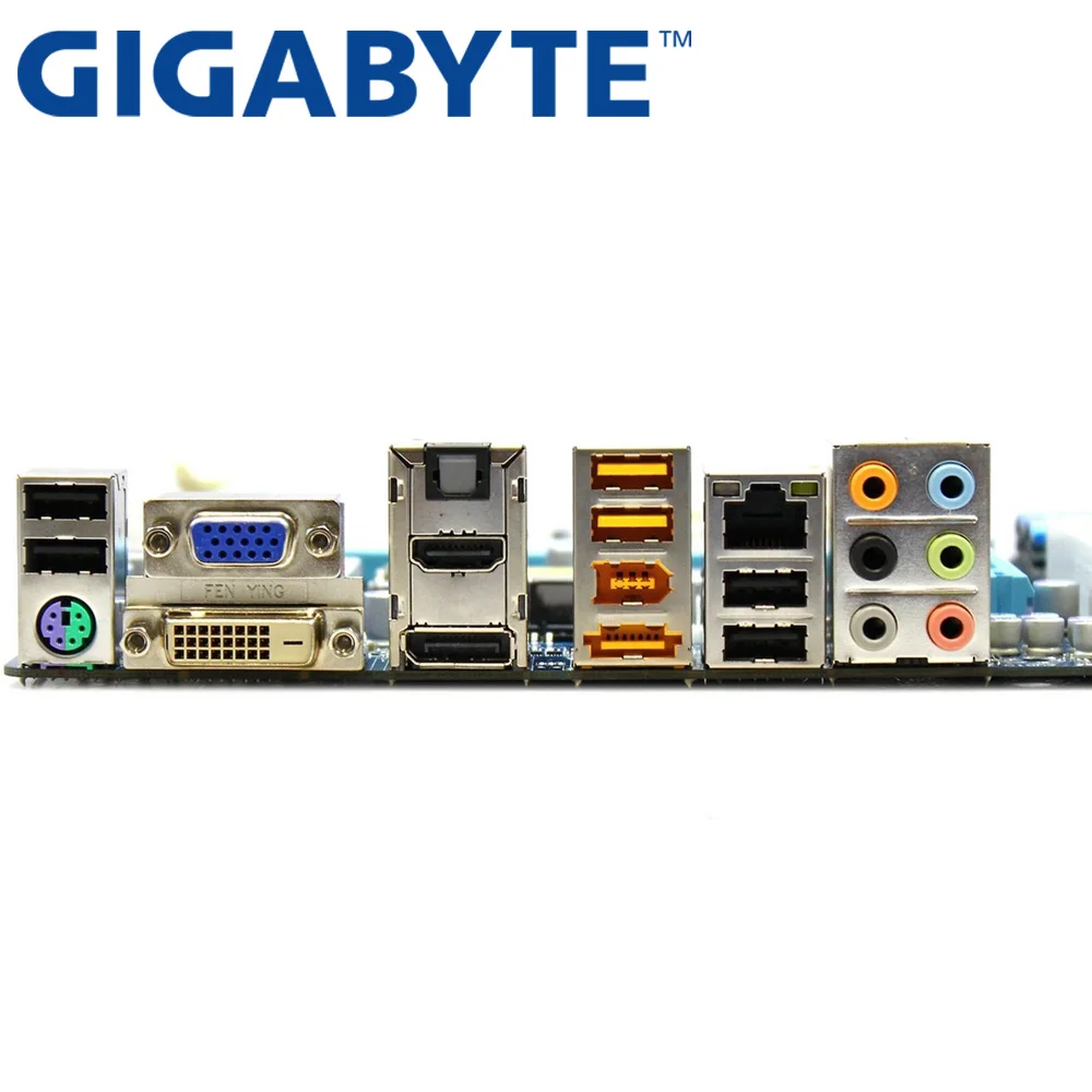 Десктопная Материнская плата GIGABYTE H55 Socket LGA 1156 i3 i5 i7 DDR3 16G Micro ATX оригинальная б/у