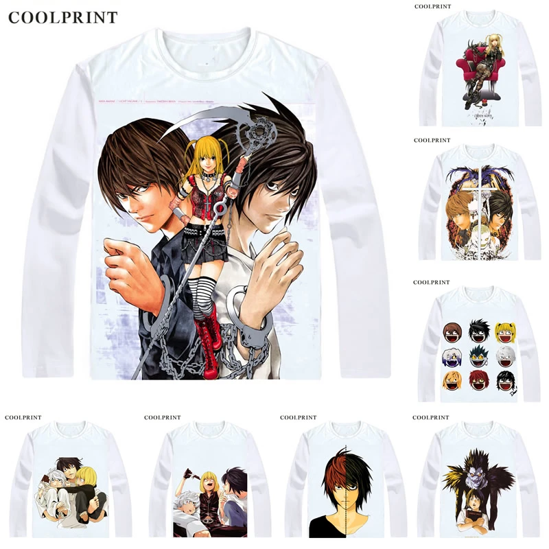Mello Mikami Teru Mihael Keehl T Shirt Death Note Desu Noto Men T Shirt Casual Vintage Tshirt Printed Long Sleeve Shirts T Shirts Aliexpress