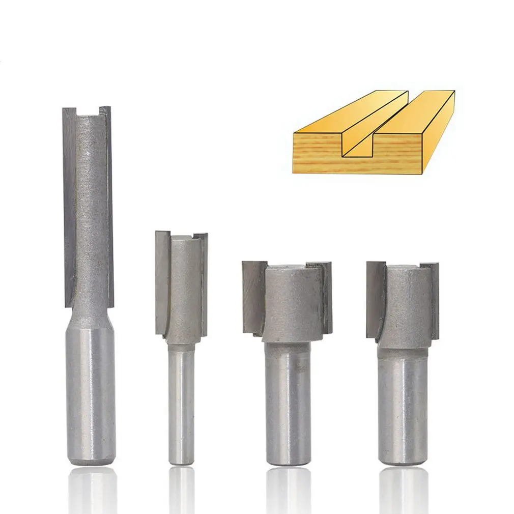 Single And Double Edge Straight Knife Woodworking Milling Cutter Electric Wood Boring Cutter Trimming Machine Cutter Head