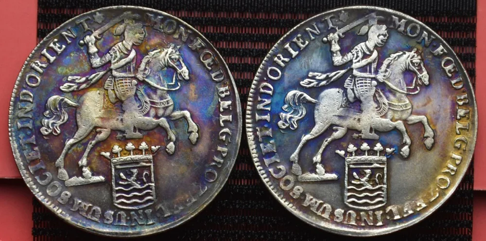 

Netherlands Coins East Indians 1740 Copper Silver Plated Copy Coin High Quality Support Wholesale Custom For Different color