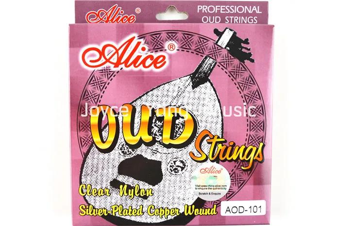 

Alice AOD-101 OUD Strings Clear Nylon Silver-Plated Copper Wound 10-String Free Shipping Wholesales