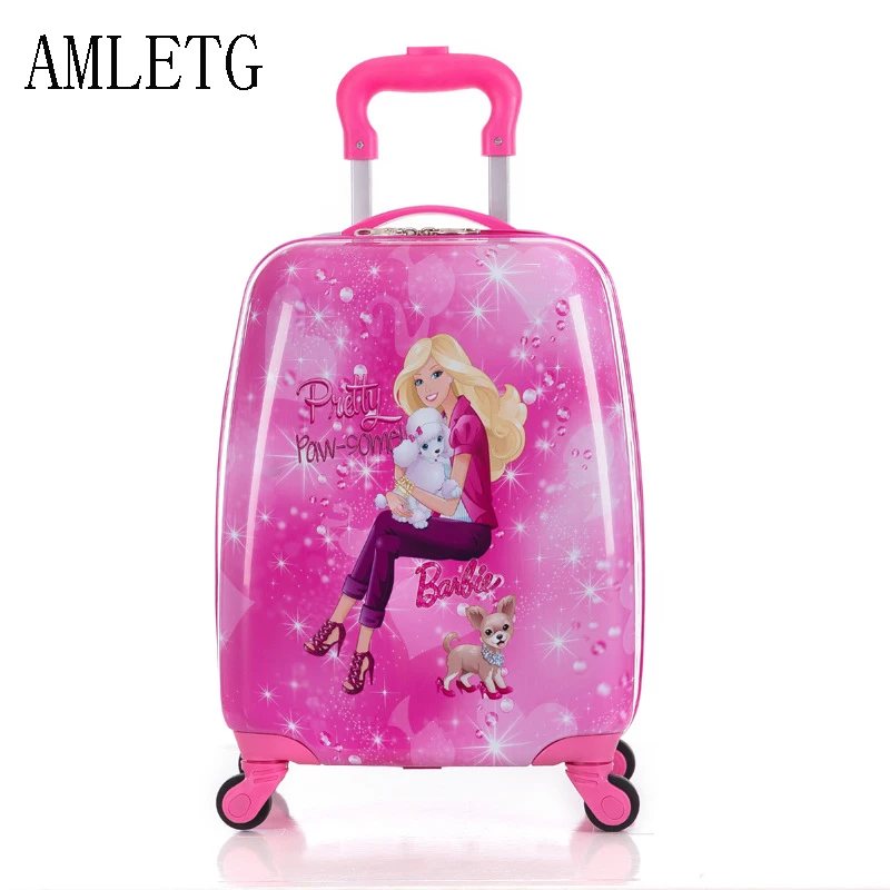

Square Small Yellow Person Trolley Case Cartoon Universal Wheel Children Egg Shell Trolley Case Urban Children Favorite Products