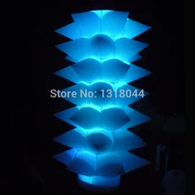 Продвижение 8ft освещенный открытый надувной светодиодный столбик на День святого Валентина