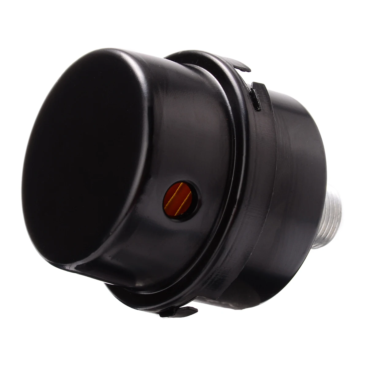 Прочный воздушный компрессор Впускной фильтр Глушитель Черный Металл 3/8BSP 16 мм резьба воздухозаборный фильтр пластиковый корпус