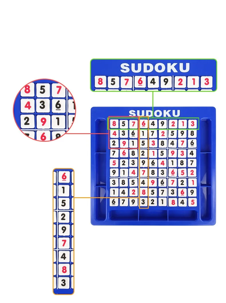 Sudoku игра для детей Монтессори развивающая игрушка Развивающие игрушки для детей образовательный Детский пазл игрушки