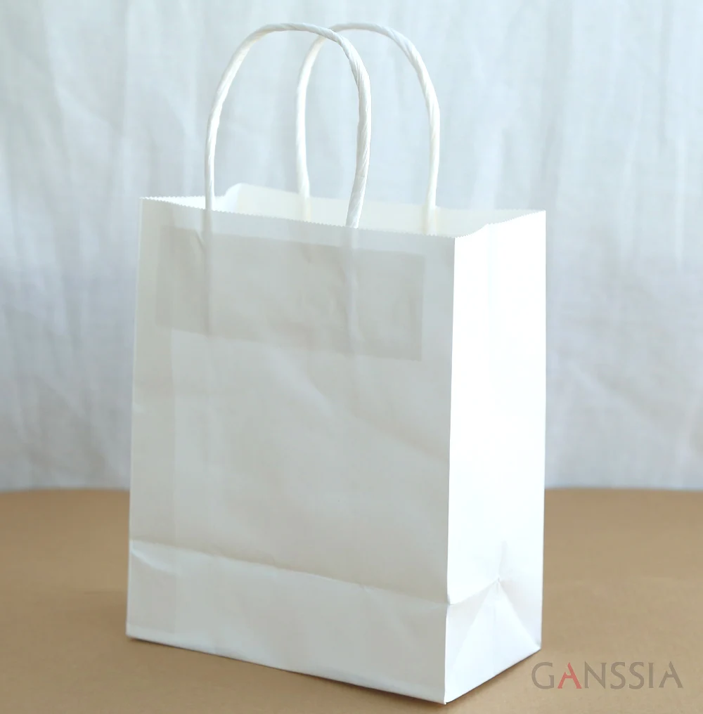 small white paper gift bags