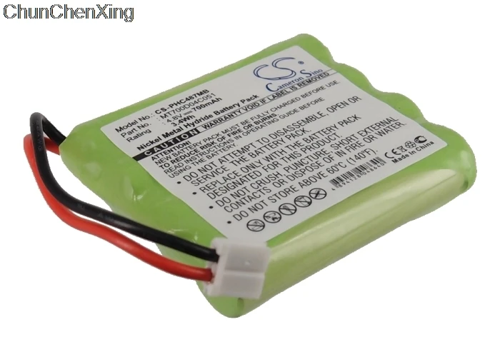 Cameron Sino 700 мАч аккумулятор MT700D04C051 для Philips SBC EB4870 A1706 E2005 EB4880 Avent SDC361|Цифровые