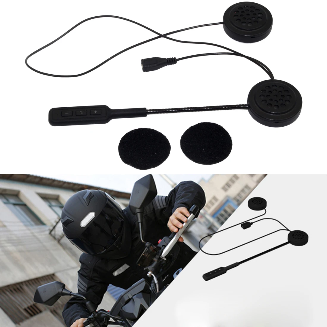 

New Arrival Motorcycle Helmet Headset Bluetooth Intercom Headset Wireless Helmet Heap Headphones for Phone