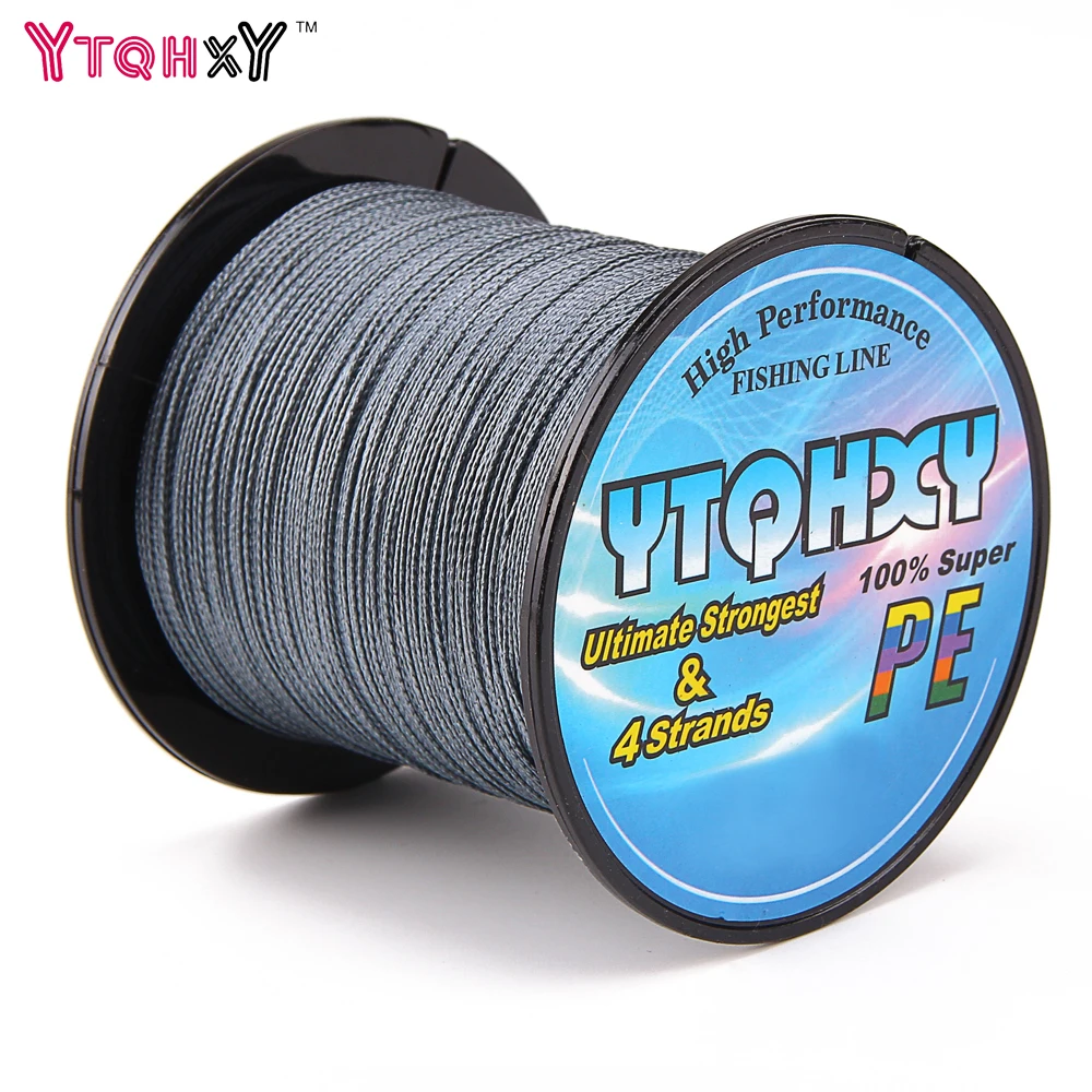 YTQHXY 1 قطعة العلامة التجارية سوبر قوي 100 M صنارة صيد بولي ايثيلين مجدول 4 تقف 10LB 80LB اليابان المتعددة الشعيرات العائمة خيط صنارة الصيد WQ392