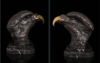 

Art Deco Sculpture Eagle Head Hawk Bronze Statue