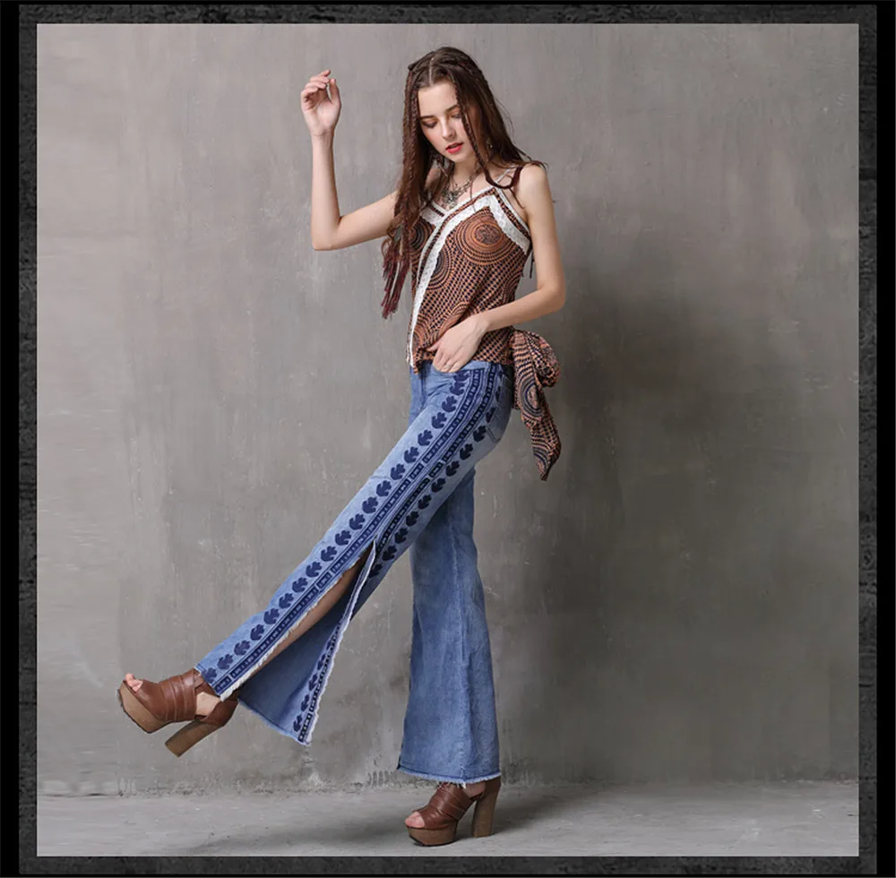 Vintage Style Summer Print Lace Top Female 2018 Boho New Chiffon Women's Shirt V-Neck Patchwork Flare Hem Tops T-shirts (10)