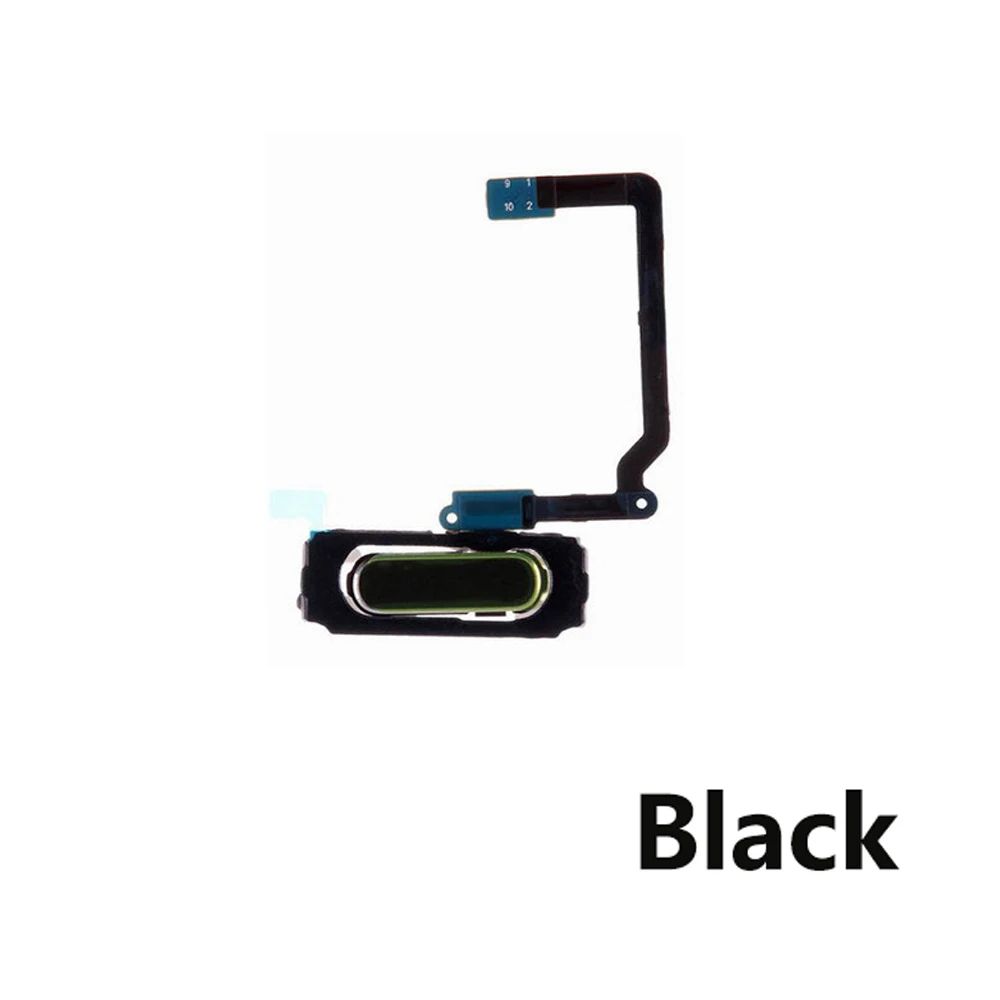 S5 черный/белый Кнопка Домой клавиатуры гибкий кабель ленты части для samsung Galaxy S5 G900 G900F G900A G900H