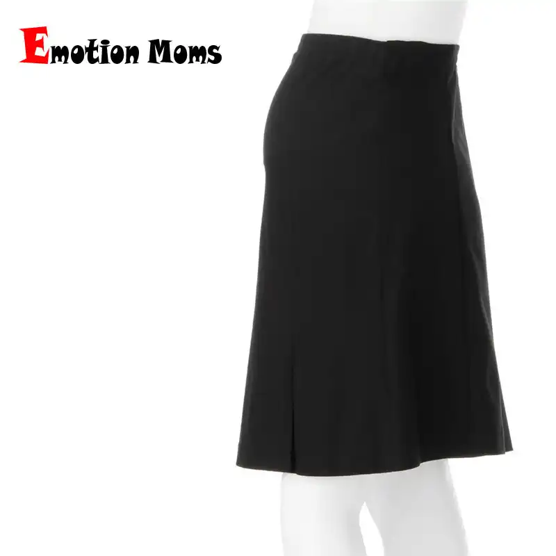 maternity jean skirt knee length