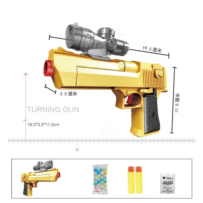 

Water Gun Toy bombs soft crystal water paintball bullet gun 2colors choices Outdoor Water Bullet accessories free gift