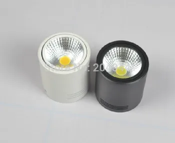 

20pcs/lot Cob down light,surface Mounted Down Lights White Body, ,advantage Products,high Quality Light