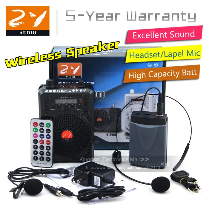 High Quality Wireless Lapel Headset Microphone Teaching Speaker Voice