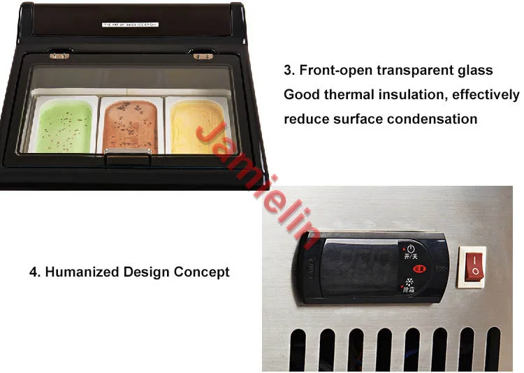 Dessert freezer details 2