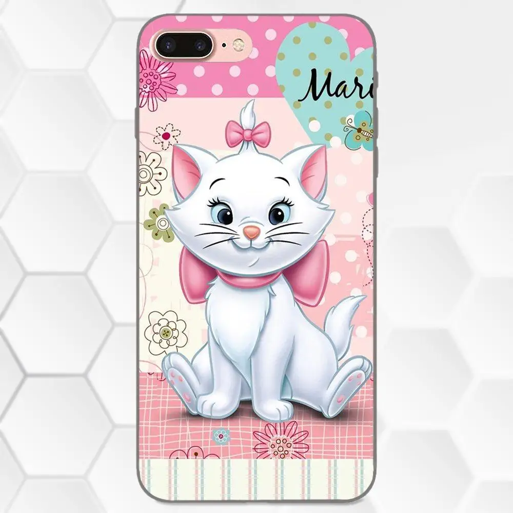 Розовый милый аристократ Marie для Samsung Galaxy A3 A5 A6 A6s A7 A8 A9 Star Plus 2016 2017 2018 Мягкий ТПУ