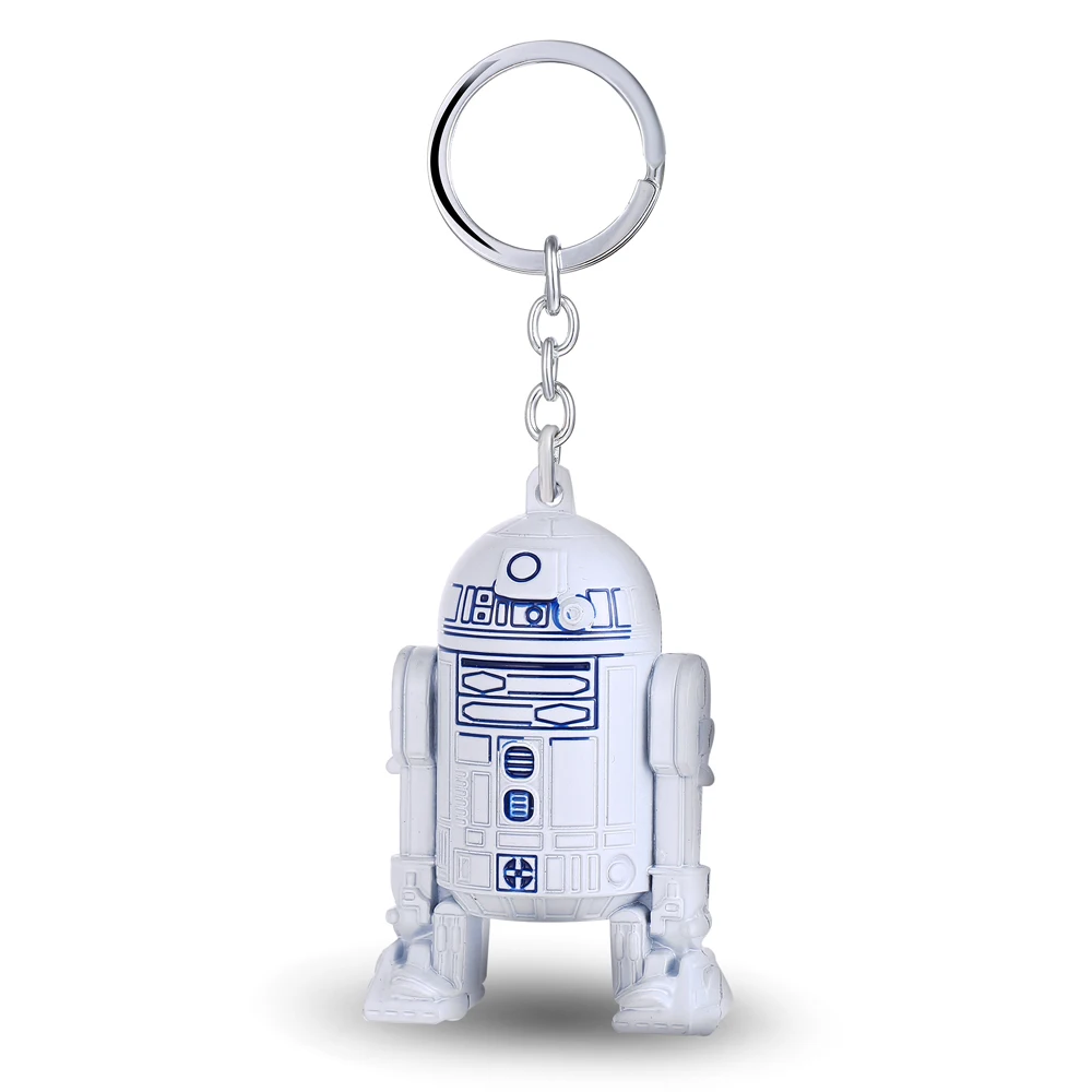

Mengtuyi Jewelry Movie 3D Robot R2D2 Keychain Star Wars Pendants Key Chain Chaveiro Keyring Ornament