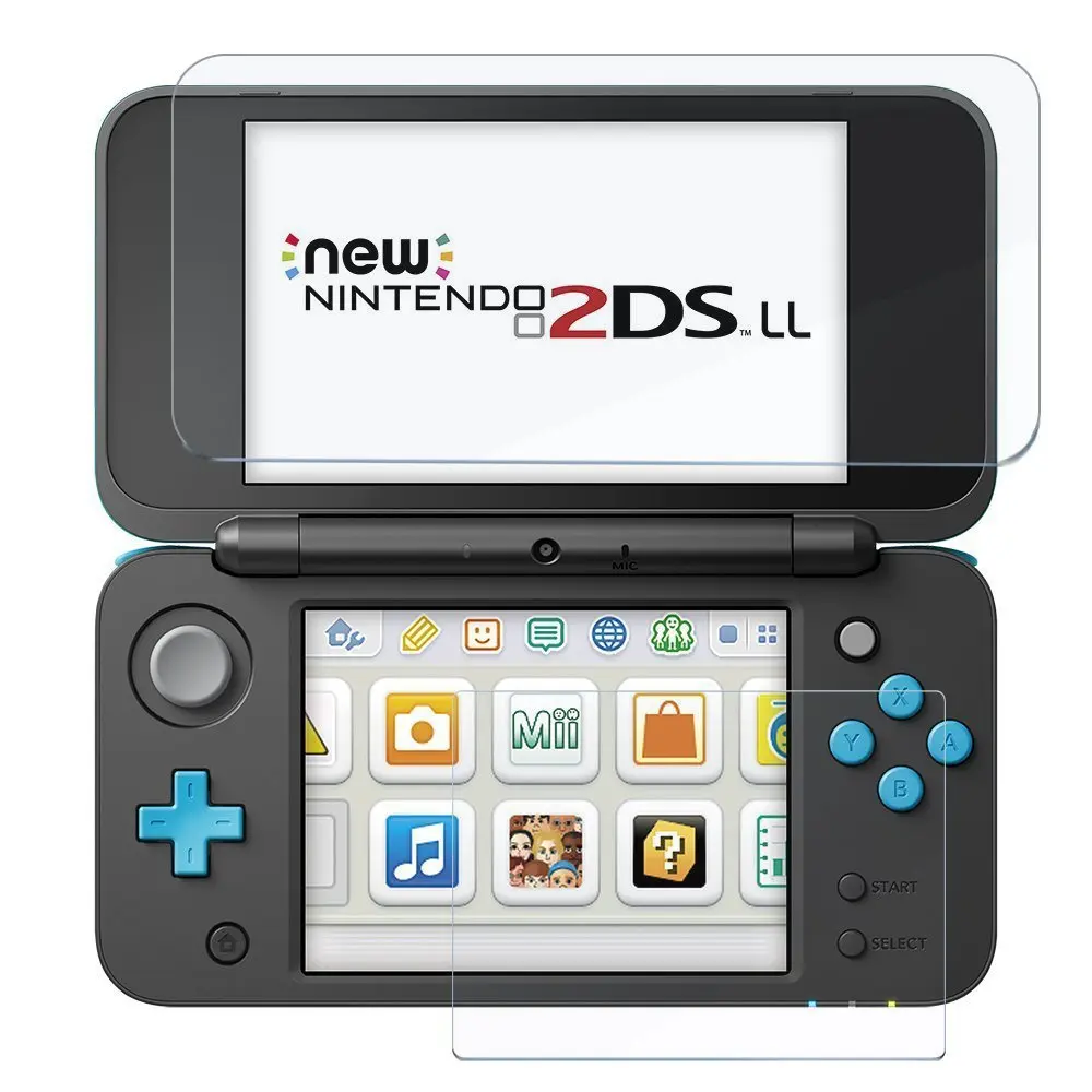 Nintend 2DS XL LL с уровнем твердости 9H Экран защитный фильтр Защитная пленка закаленное Стекло Топ ЖК-дисплей для Nintend 2DS XL LL