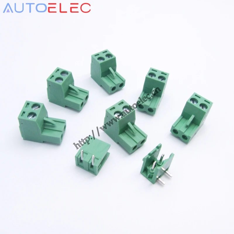 

5mm Pitch 2Pin PCB Electrical Screw Terminal Block Connector header&socket for equipment control system circuit board