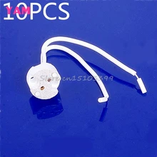 10 шт. MR16 патрон лампы керамический держатель Основание для патрона G08 и Прямая поставка